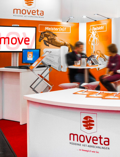 Systemstand im Coprorate Design aud dem bpt-Kongress